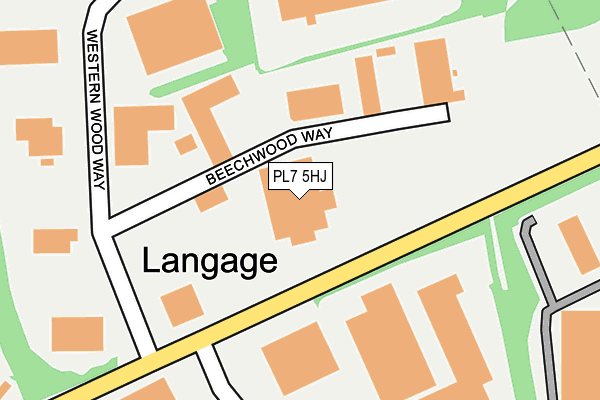 PL7 5HJ map - OS OpenMap – Local (Ordnance Survey) PL7 5HJ map - OS OpenMap – Local (Ordnance Survey)