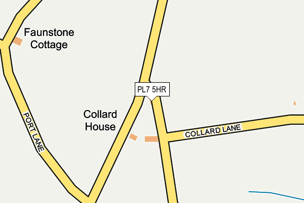 PL7 5HR map - OS OpenMap – Local (Ordnance Survey) PL7 5HR map - OS OpenMap – Local (Ordnance Survey)