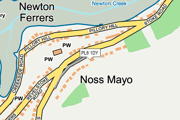 PL8 1DY map - OS OpenMap – Local (Ordnance Survey) PL8 1DY map - OS OpenMap – Local (Ordnance Survey)
