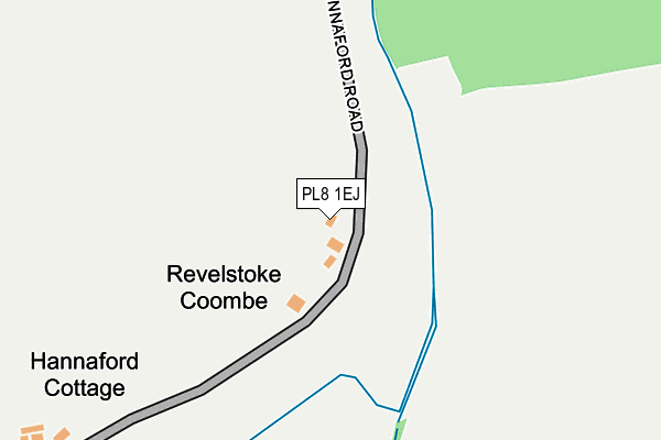 PL8 1EJ map - OS OpenMap – Local (Ordnance Survey) PL8 1EJ map - OS OpenMap – Local (Ordnance Survey)