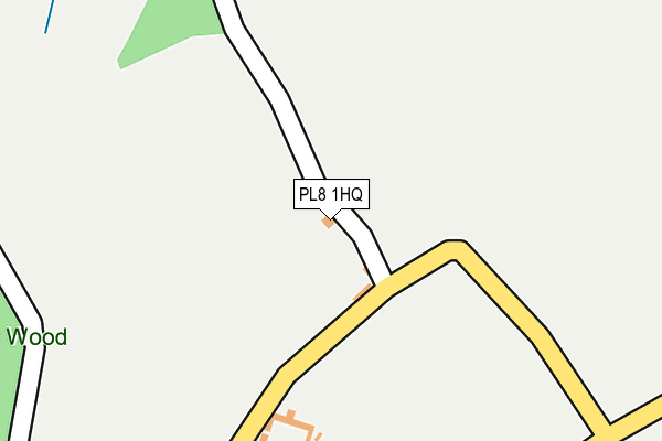 PL8 1HQ map - OS OpenMap – Local (Ordnance Survey) PL8 1HQ map - OS OpenMap – Local (Ordnance Survey)