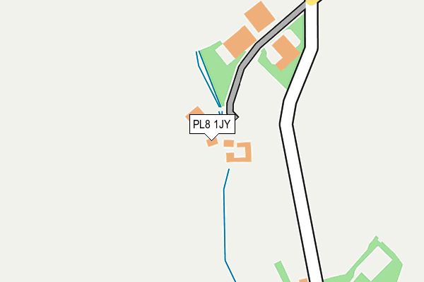 PL8 1JY map - OS OpenMap – Local (Ordnance Survey) PL8 1JY map - OS OpenMap – Local (Ordnance Survey)