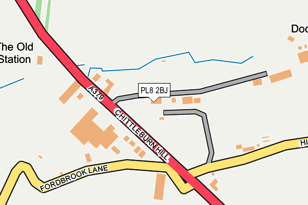 PL8 2BJ map - OS OpenMap – Local (Ordnance Survey) PL8 2BJ map - OS OpenMap – Local (Ordnance Survey)