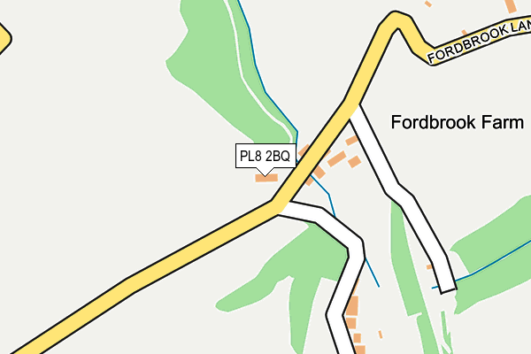PL8 2BQ map - OS OpenMap – Local (Ordnance Survey) PL8 2BQ map - OS OpenMap – Local (Ordnance Survey)