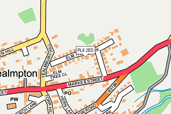 PL8 2ED map - OS OpenMap – Local (Ordnance Survey) PL8 2ED map - OS OpenMap – Local (Ordnance Survey)