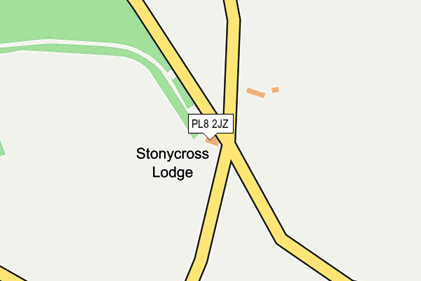 PL8 2JZ map - OS OpenMap – Local (Ordnance Survey) PL8 2JZ map - OS OpenMap – Local (Ordnance Survey)