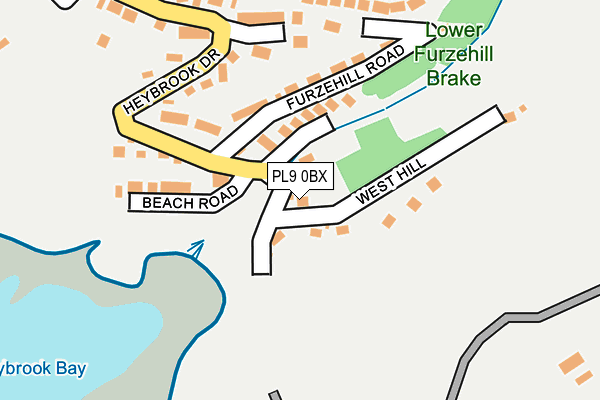 PL9 0BX map - OS OpenMap – Local (Ordnance Survey) PL9 0BX map - OS OpenMap – Local (Ordnance Survey)