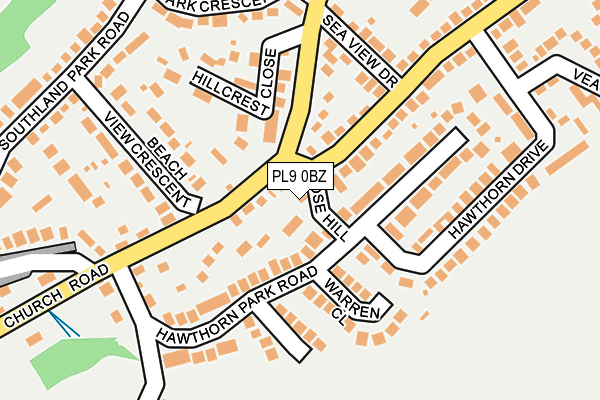 PL9 0BZ map - OS OpenMap – Local (Ordnance Survey) PL9 0BZ map - OS OpenMap – Local (Ordnance Survey)