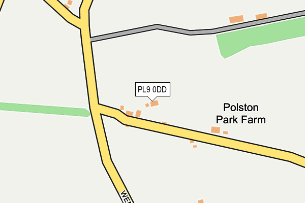 PL9 0DD map - OS OpenMap – Local (Ordnance Survey) PL9 0DD map - OS OpenMap – Local (Ordnance Survey)