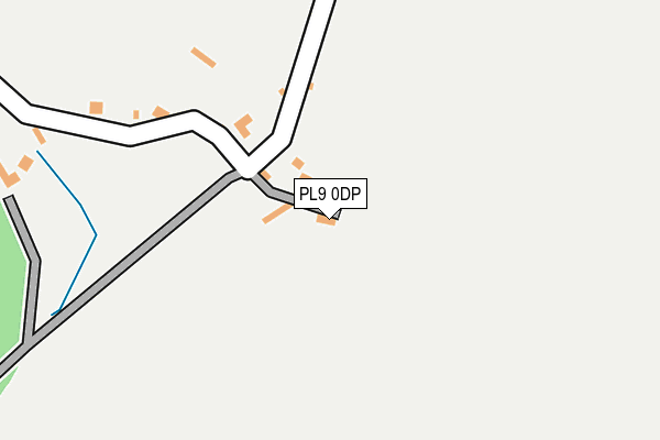 PL9 0DP map - OS OpenMap – Local (Ordnance Survey) PL9 0DP map - OS OpenMap – Local (Ordnance Survey)