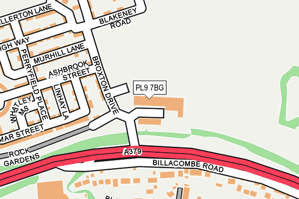 PL9 7BG map - OS OpenMap – Local (Ordnance Survey) PL9 7BG map - OS OpenMap – Local (Ordnance Survey)
