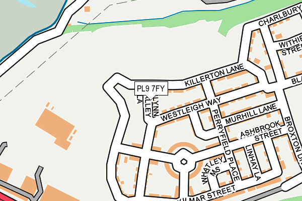 PL9 7FY map - OS OpenMap – Local (Ordnance Survey) PL9 7FY map - OS OpenMap – Local (Ordnance Survey)