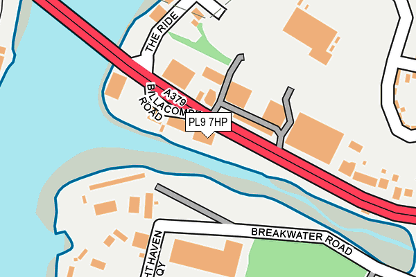 PL9 7HP map - OS OpenMap – Local (Ordnance Survey) PL9 7HP map - OS OpenMap – Local (Ordnance Survey)