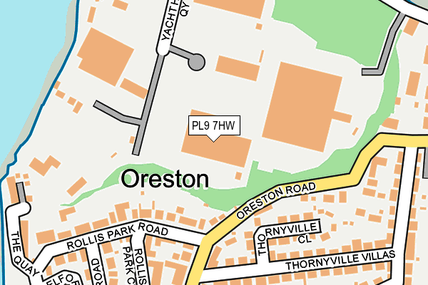 PL9 7HW map - OS OpenMap – Local (Ordnance Survey) PL9 7HW map - OS OpenMap – Local (Ordnance Survey)