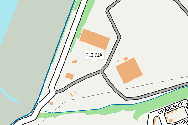 PL9 7JA map - OS OpenMap – Local (Ordnance Survey)