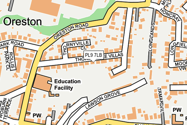 PL9 7LB map - OS OpenMap – Local (Ordnance Survey) PL9 7LB map - OS OpenMap – Local (Ordnance Survey)