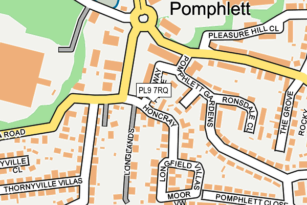 PL9 7RQ map - OS OpenMap – Local (Ordnance Survey) PL9 7RQ map - OS OpenMap – Local (Ordnance Survey)