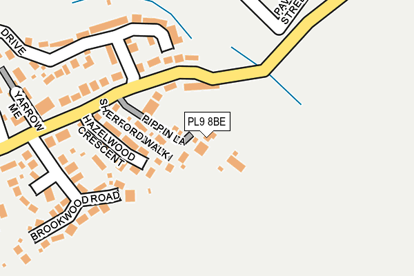 PL9 8BE map - OS OpenMap – Local (Ordnance Survey) PL9 8BE map - OS OpenMap – Local (Ordnance Survey)
