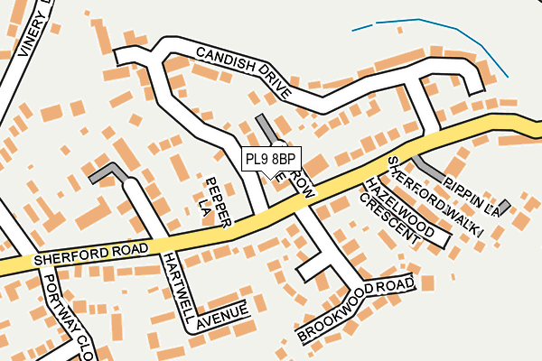 PL9 8BP map - OS OpenMap – Local (Ordnance Survey) PL9 8BP map - OS OpenMap – Local (Ordnance Survey)