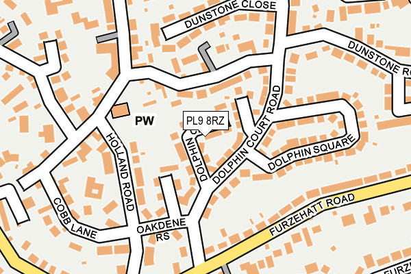 PL9 8RZ map - OS OpenMap – Local (Ordnance Survey) PL9 8RZ map - OS OpenMap – Local (Ordnance Survey)