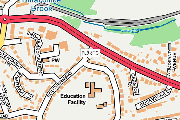 PL9 8TG map - OS OpenMap – Local (Ordnance Survey) PL9 8TG map - OS OpenMap – Local (Ordnance Survey)