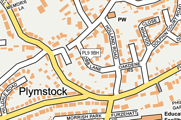 PL9 9BH map - OS OpenMap – Local (Ordnance Survey) PL9 9BH map - OS OpenMap – Local (Ordnance Survey)