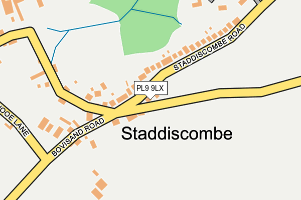 PL9 9LX map - OS OpenMap – Local (Ordnance Survey) PL9 9LX map - OS OpenMap – Local (Ordnance Survey)