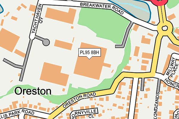 PL95 8BH map - OS OpenMap – Local (Ordnance Survey) PL95 8BH map - OS OpenMap – Local (Ordnance Survey)