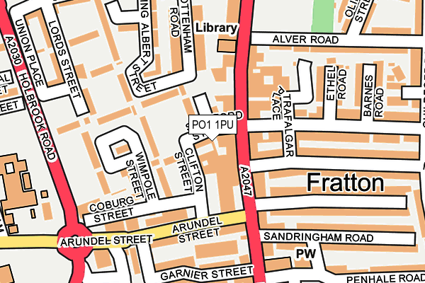 PO1 1PU map - OS OpenMap – Local (Ordnance Survey) PO1 1PU map - OS OpenMap – Local (Ordnance Survey)