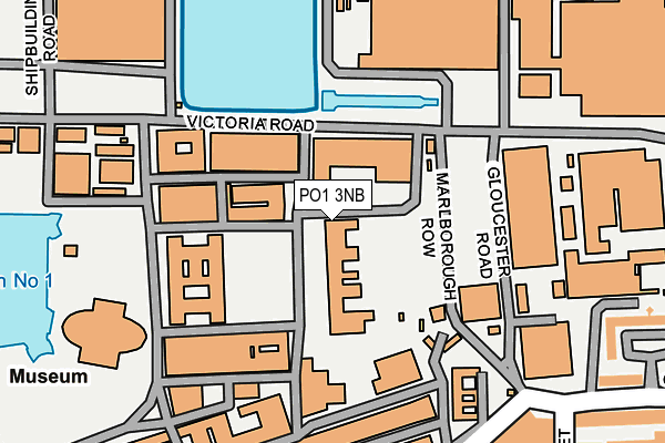 PO1 3NB map - OS OpenMap – Local (Ordnance Survey) PO1 3NB map - OS OpenMap – Local (Ordnance Survey)