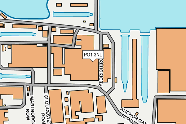 PO1 3NL map - OS OpenMap – Local (Ordnance Survey) PO1 3NL map - OS OpenMap – Local (Ordnance Survey)