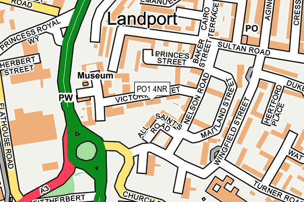 PO1 4NR map - OS OpenMap – Local (Ordnance Survey) PO1 4NR map - OS OpenMap – Local (Ordnance Survey)