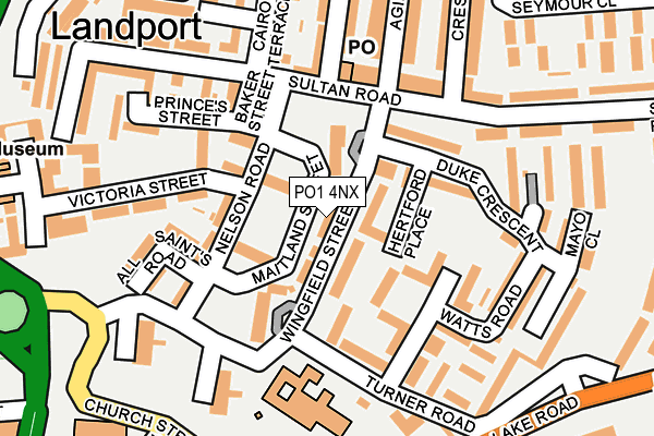 PO1 4NX map - OS OpenMap – Local (Ordnance Survey) PO1 4NX map - OS OpenMap – Local (Ordnance Survey)