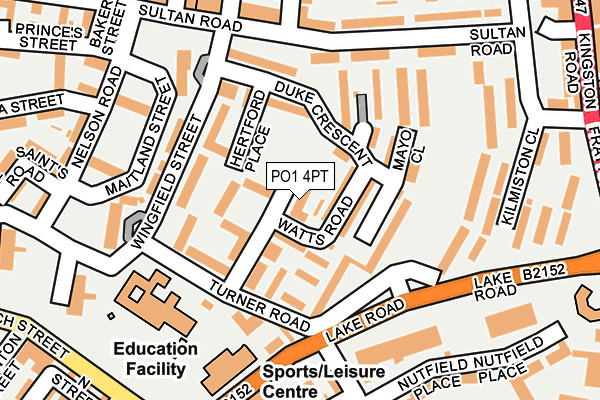 PO1 4PT map - OS OpenMap – Local (Ordnance Survey) PO1 4PT map - OS OpenMap – Local (Ordnance Survey)