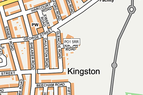 PO1 5RR map - OS OpenMap – Local (Ordnance Survey) PO1 5RR map - OS OpenMap – Local (Ordnance Survey)