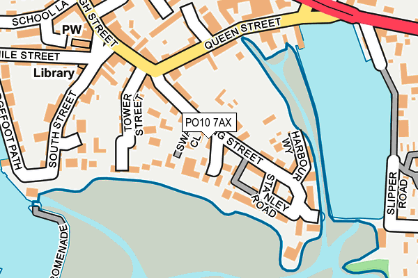 PO10 7AX map - OS OpenMap – Local (Ordnance Survey) PO10 7AX map - OS OpenMap – Local (Ordnance Survey)