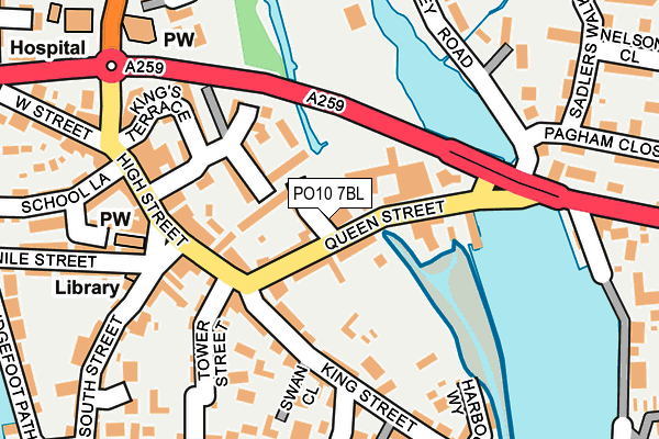 PO10 7BL map - OS OpenMap – Local (Ordnance Survey) PO10 7BL map - OS OpenMap – Local (Ordnance Survey)