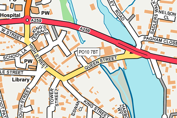 PO10 7BT map - OS OpenMap – Local (Ordnance Survey) PO10 7BT map - OS OpenMap – Local (Ordnance Survey)