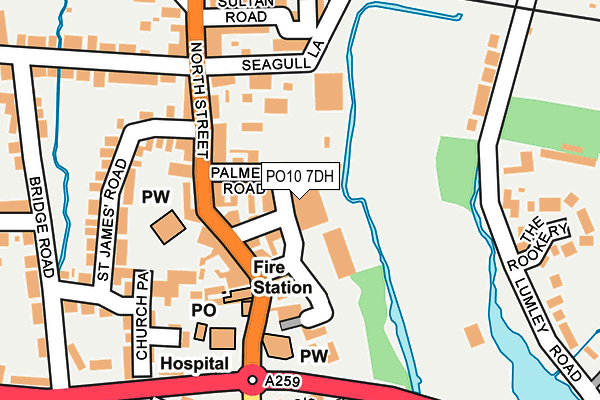 PO10 7DH map - OS OpenMap – Local (Ordnance Survey) PO10 7DH map - OS OpenMap – Local (Ordnance Survey)