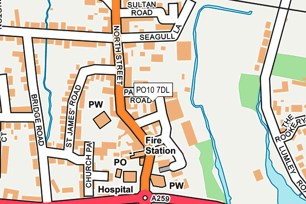 PO10 7DL map - OS OpenMap – Local (Ordnance Survey) PO10 7DL map - OS OpenMap – Local (Ordnance Survey)