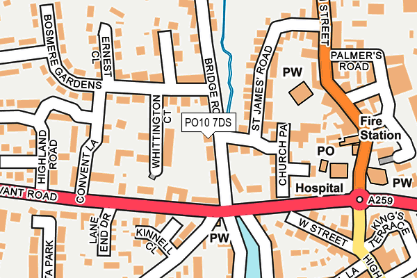PO10 7DS map - OS OpenMap – Local (Ordnance Survey) PO10 7DS map - OS OpenMap – Local (Ordnance Survey)