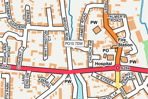 PO10 7DW map - OS OpenMap – Local (Ordnance Survey) PO10 7DW map - OS OpenMap – Local (Ordnance Survey)