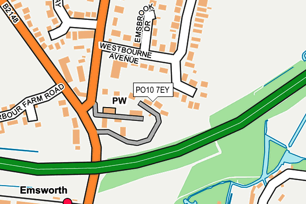 PO10 7EY map - OS OpenMap – Local (Ordnance Survey) PO10 7EY map - OS OpenMap – Local (Ordnance Survey)