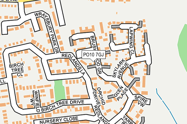 PO10 7GJ map - OS OpenMap – Local (Ordnance Survey) PO10 7GJ map - OS OpenMap – Local (Ordnance Survey)