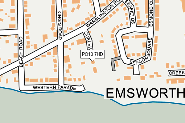 PO10 7HD map - OS OpenMap – Local (Ordnance Survey)