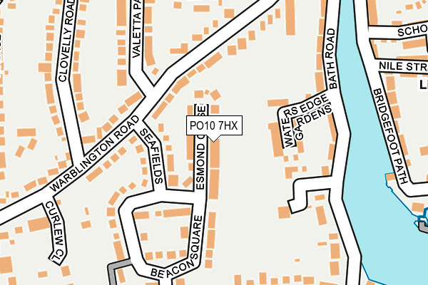 PO10 7HX map - OS OpenMap – Local (Ordnance Survey) PO10 7HX map - OS OpenMap – Local (Ordnance Survey)
