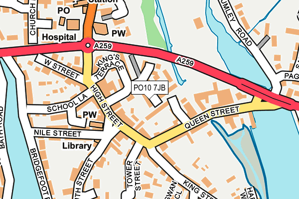 PO10 7JB map - OS OpenMap – Local (Ordnance Survey) PO10 7JB map - OS OpenMap – Local (Ordnance Survey)