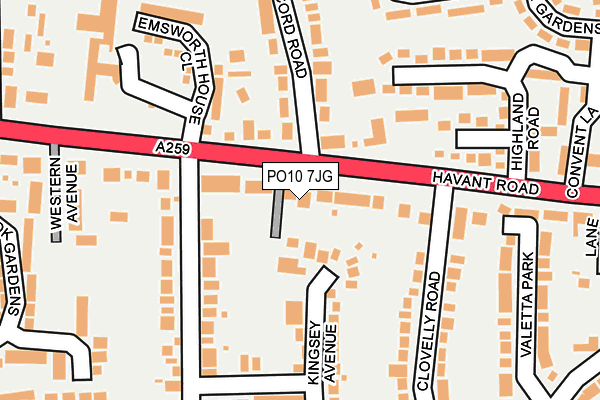 PO10 7JG map - OS OpenMap – Local (Ordnance Survey) PO10 7JG map - OS OpenMap – Local (Ordnance Survey)
