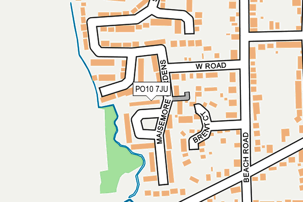 PO10 7JU map - OS OpenMap – Local (Ordnance Survey) PO10 7JU map - OS OpenMap – Local (Ordnance Survey)