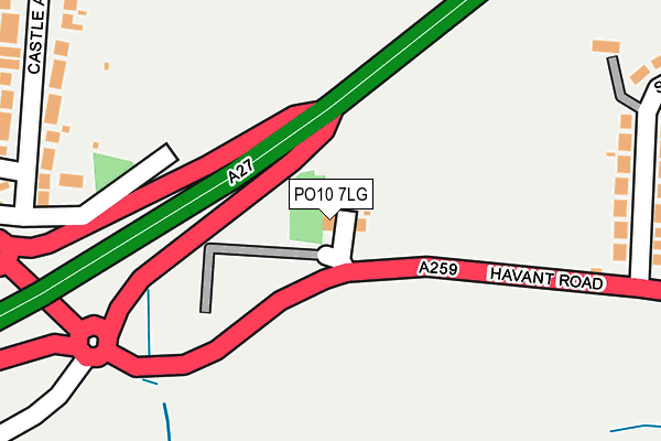 PO10 7LG map - OS OpenMap – Local (Ordnance Survey) PO10 7LG map - OS OpenMap – Local (Ordnance Survey)